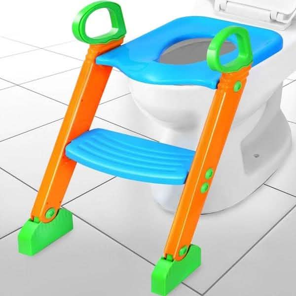 Potty Training Toilet Seat with Steps DailySale