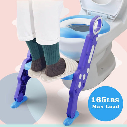 Potty Training Toilet Seat with Steps DailySale