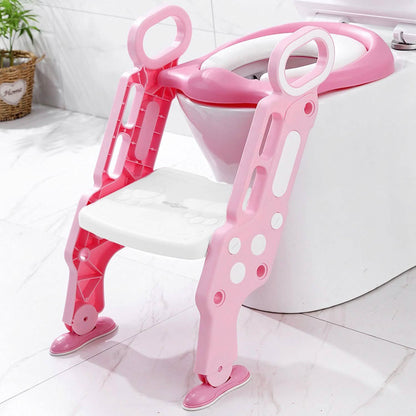 Potty Training Toilet Seat with Steps DailySale