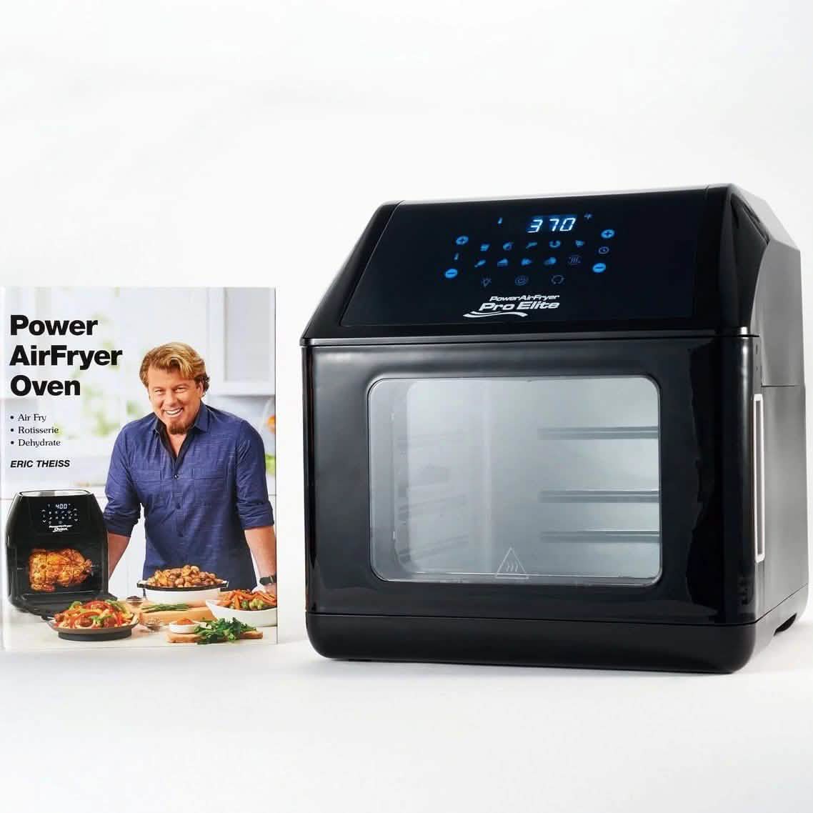 Power Air Fryer 10-in-1 Pro Elite Oven 6-qt with Cookbook (Refurbished) DailySale