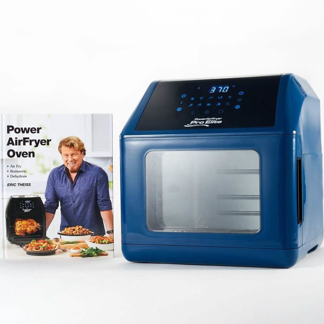 Power Air Fryer 10-in-1 Pro Elite Oven 6-qt with Cookbook (Refurbished) DailySale