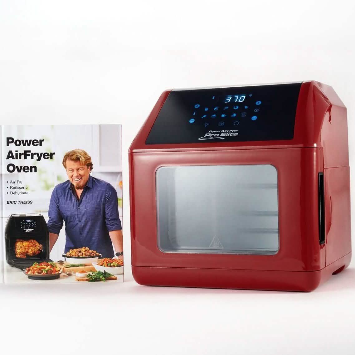 Power Air Fryer 10-in-1 Pro Elite Oven 6-qt with Cookbook (Refurbished) DailySale