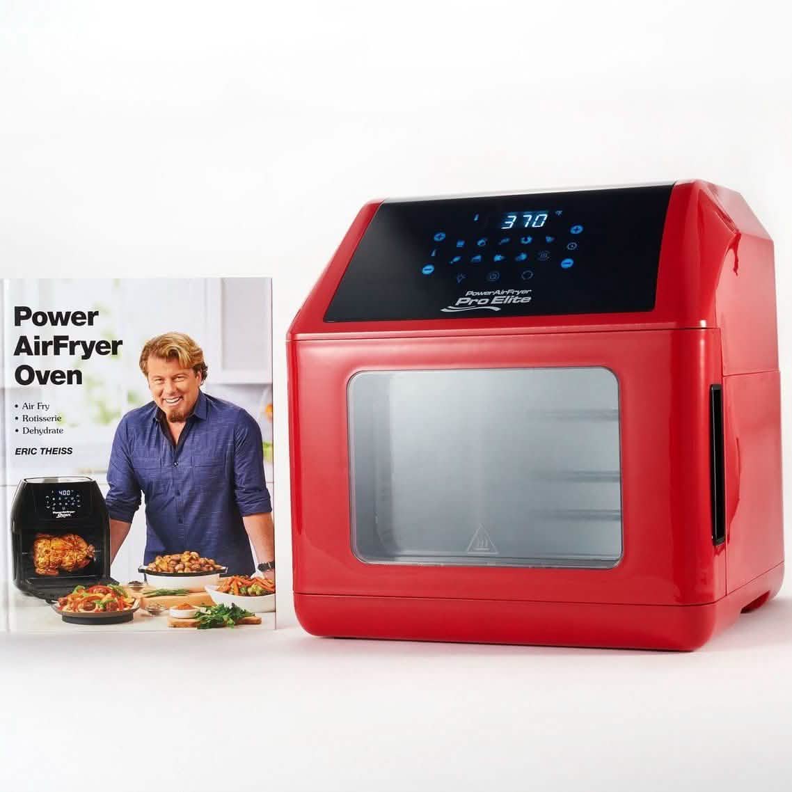 Power Air Fryer 10-in-1 Pro Elite Oven 6-qt with Cookbook (Refurbished) DailySale