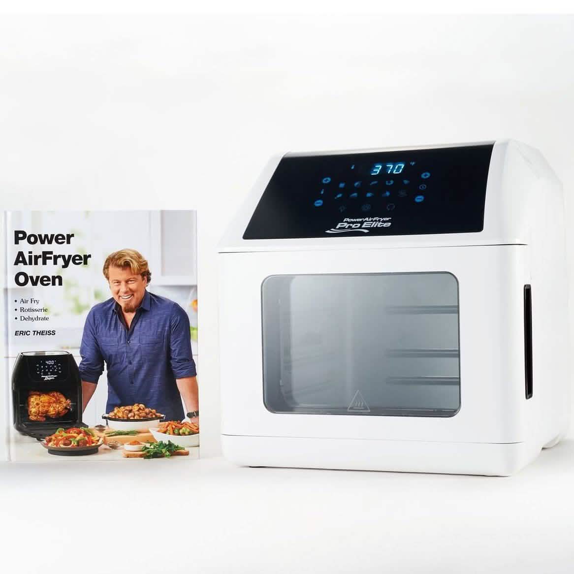 Power Air Fryer 10-in-1 Pro Elite Oven 6-qt with Cookbook (Refurbished) DailySale