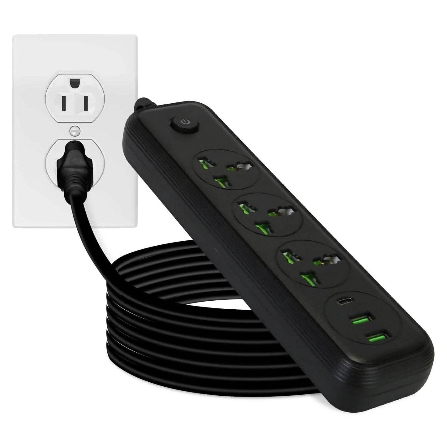 Power Strip with 5.9ft Extension DailySale