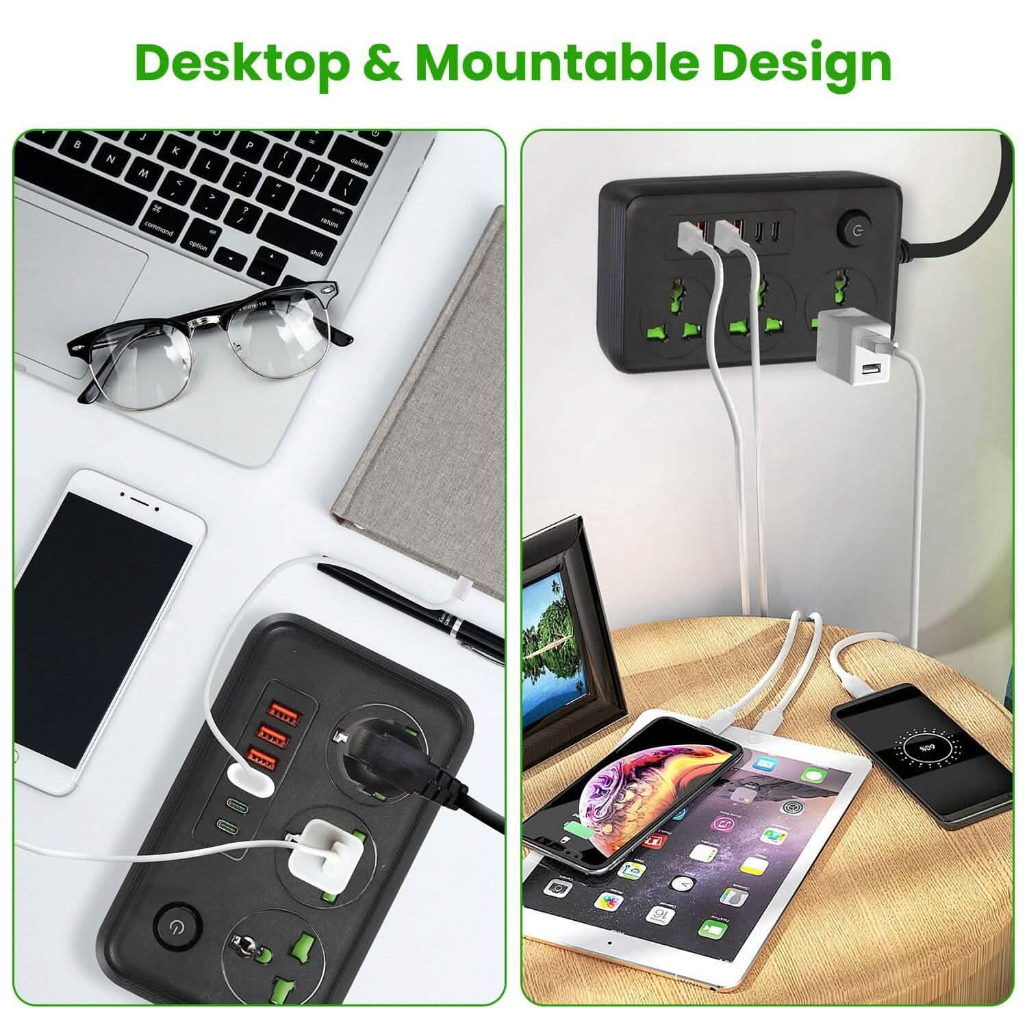 Power Strip with 5.9ft Extension DailySale