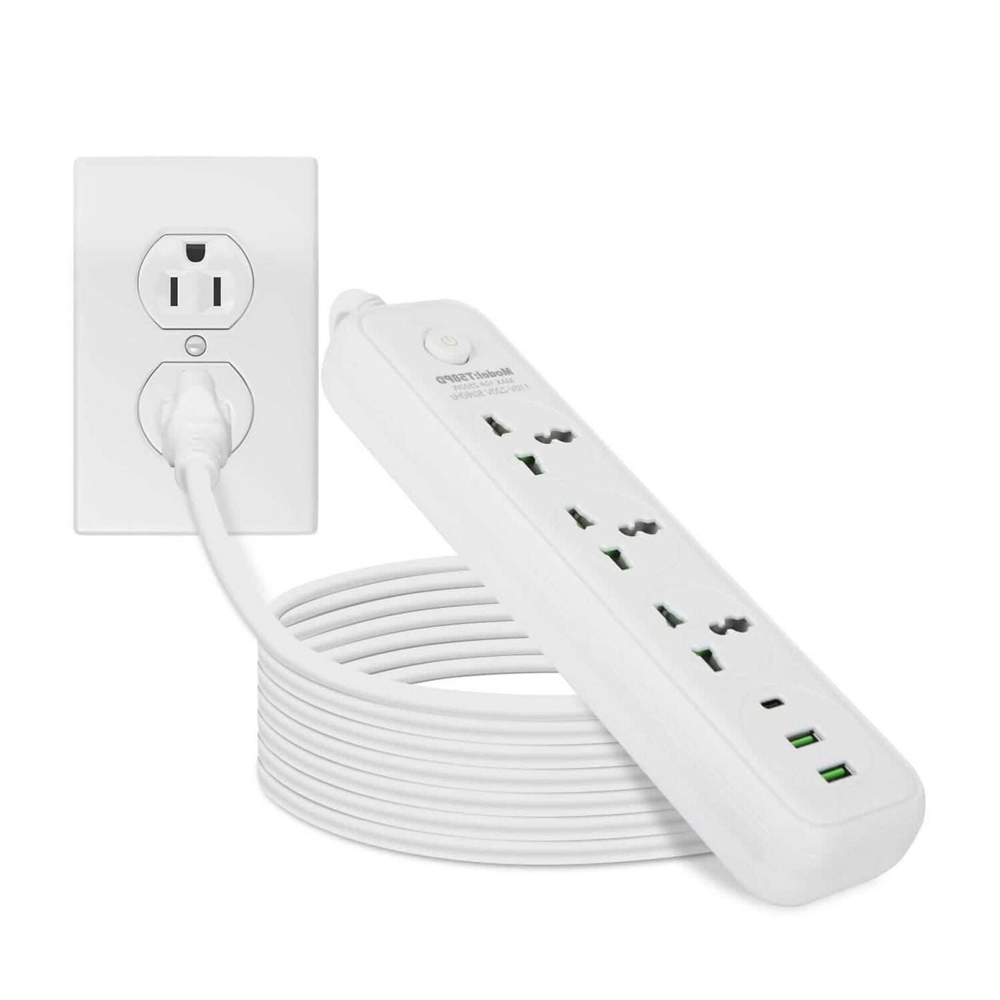 Power Strip with 5.9ft Extension DailySale