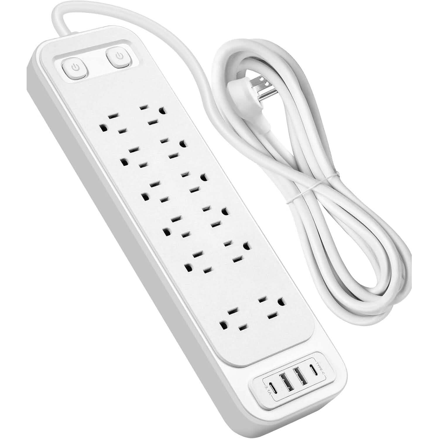 Power Strip with Surge Protector Extension Cord DailySale