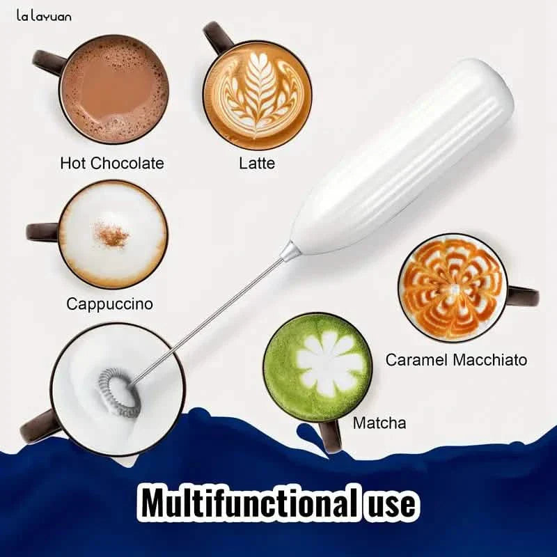 Powerful Electric Milk Frother Stainless Steel Drink Mixer DailySale