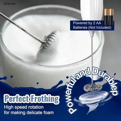 Powerful Electric Milk Frother Stainless Steel Drink Mixer DailySale