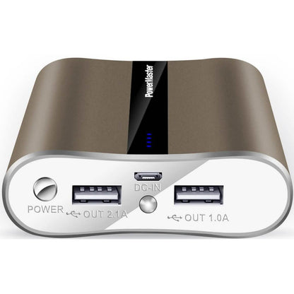 Powermaster 12000mAh Portable Charger with Dual USB Ports 3.1A Output DailySale