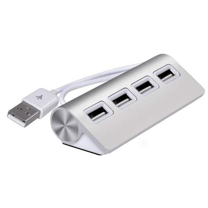 Premium 4 Port Aluminum USB Hub with 11-Inch Shielded Cable DailySale