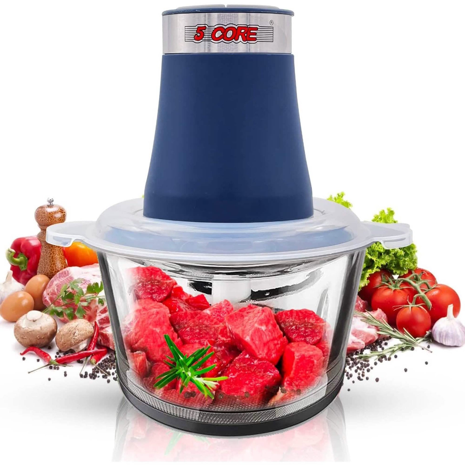 Premium Electric Meat Grinder Food Processor and 4 Titanium Blades DailySale