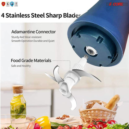 Premium Electric Meat Grinder Food Processor and 4 Titanium Blades DailySale