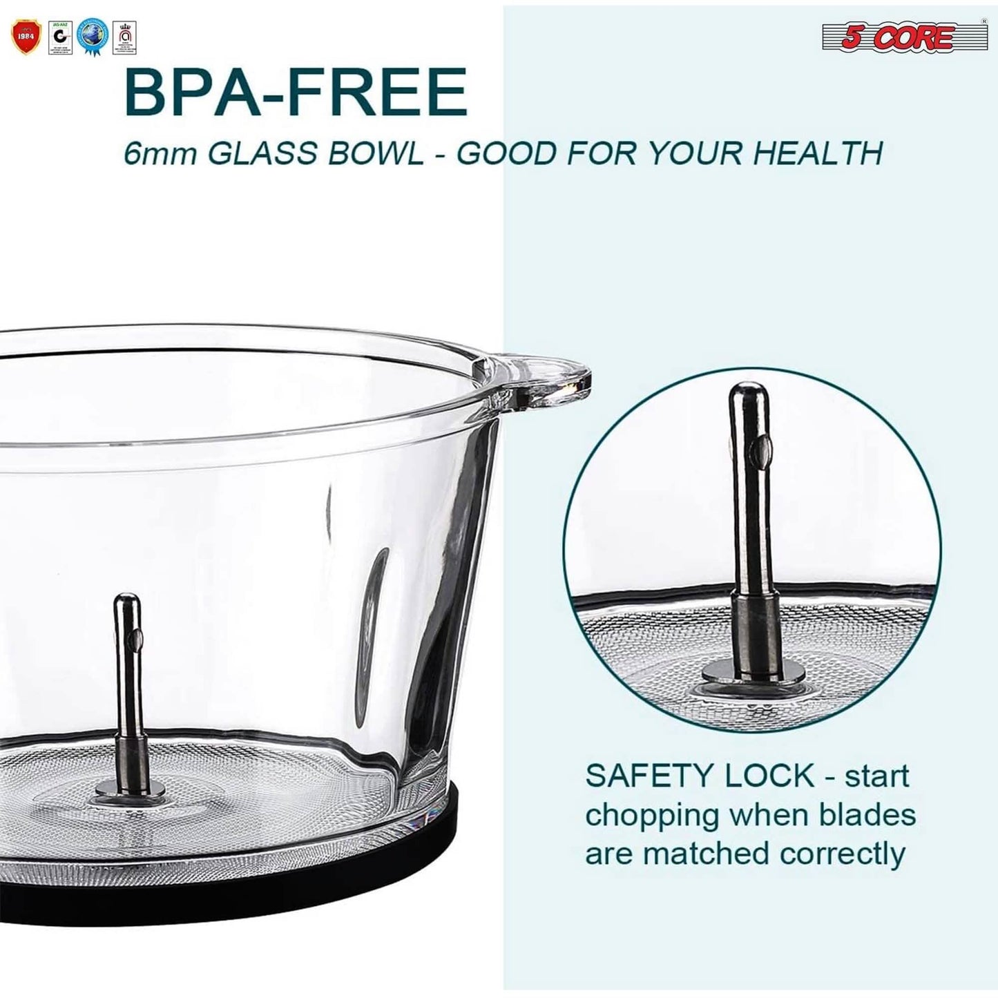 Premium Electric Meat Grinder Food Processor and 4 Titanium Blades DailySale