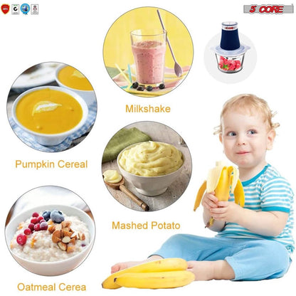 Premium Electric Meat Grinder Food Processor and 4 Titanium Blades DailySale