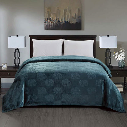 Premium Flannel Fleece Elephant Design Blanket DailySale