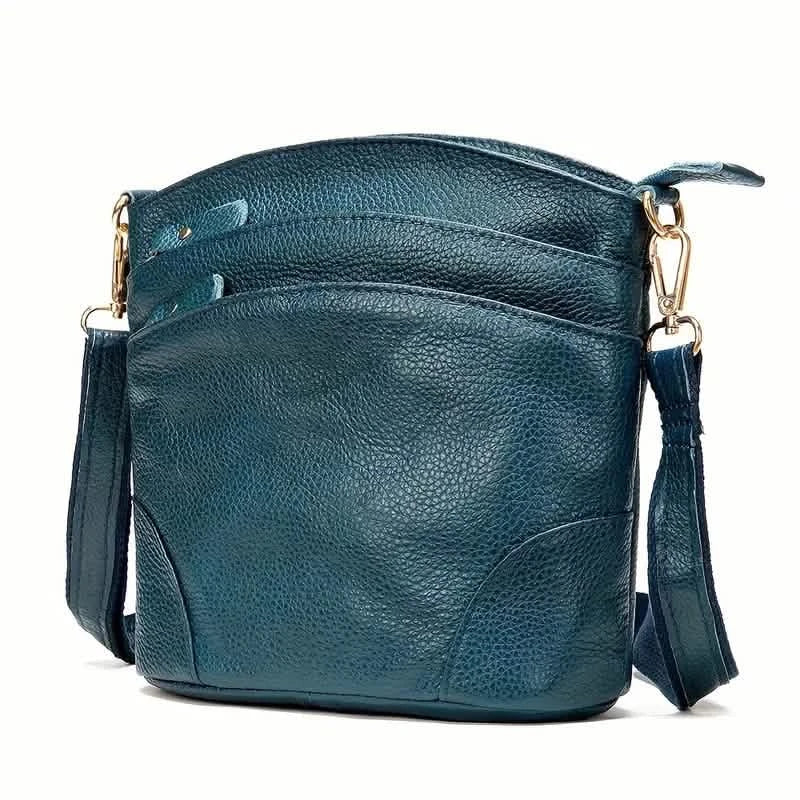 Premium Genuine Cowhide Leather Crossbody Bag DailySale