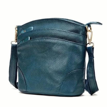Premium Genuine Cowhide Leather Crossbody Bag DailySale
