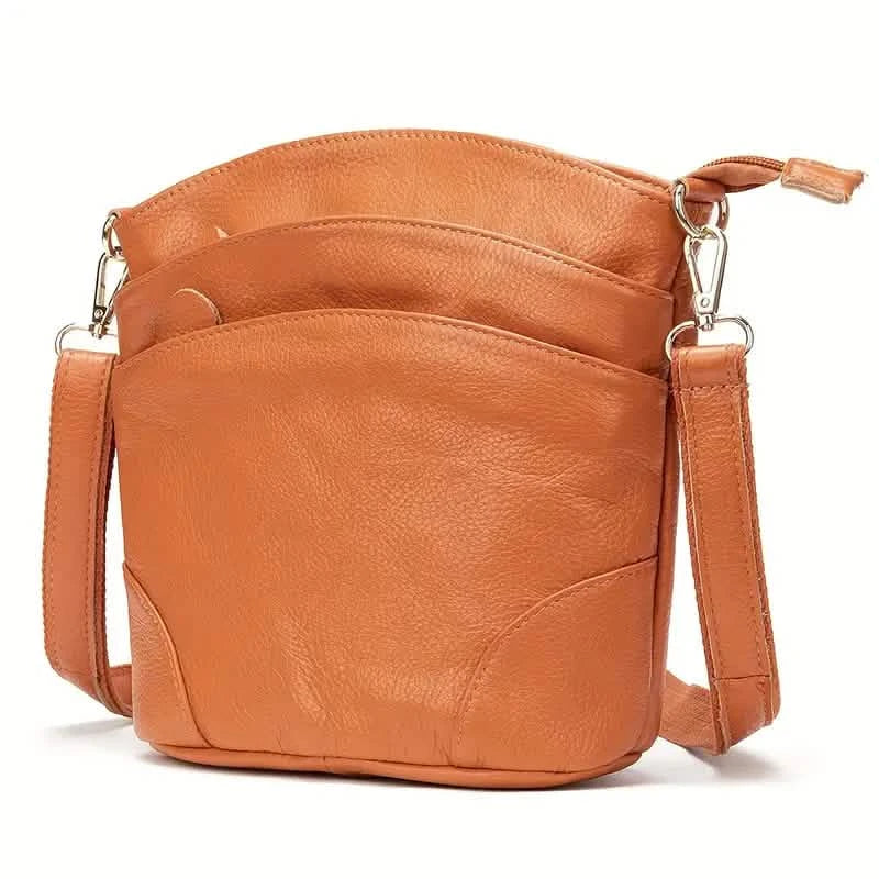Premium Genuine Cowhide Leather Crossbody Bag DailySale