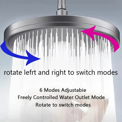 Premium High-pressure Shower Head - Top Spray, Wide Coverage, Lotus Design DailySale