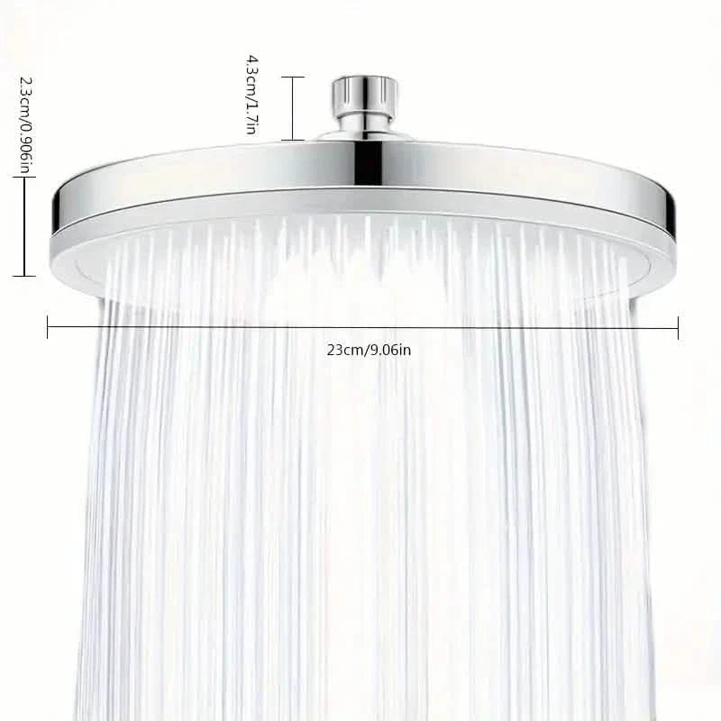 Premium High-pressure Shower Head - Top Spray, Wide Coverage, Lotus Design DailySale