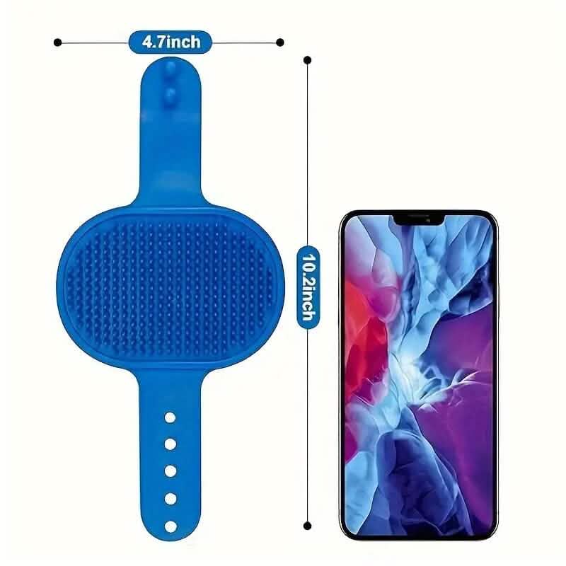 Premium Pet Grooming Brush with Adjustable Ring Handle DailySale