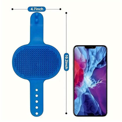 Premium Pet Grooming Brush with Adjustable Ring Handle DailySale