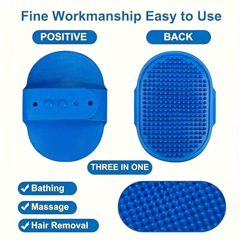 Premium Pet Grooming Brush with Adjustable Ring Handle DailySale