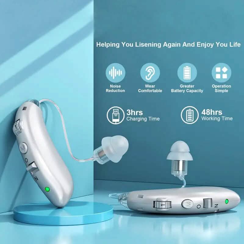 Premium Rechargeable Hearing Aids for Seniors DailySale