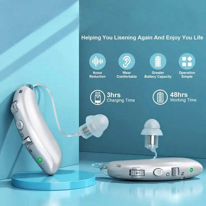 Premium Rechargeable Hearing Aids for Seniors DailySale