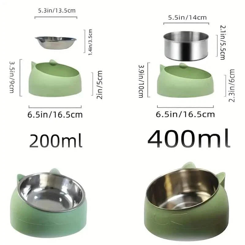 Premium Stainless Steel Cat & Dog Bowls - Non Slip Base for Food & Water DailySale