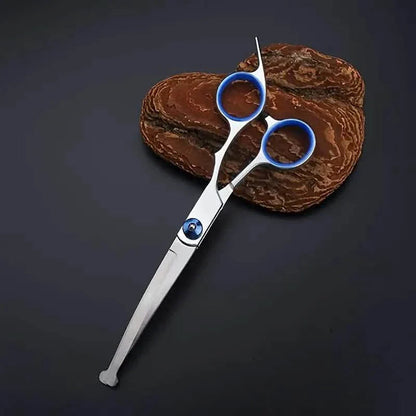 Premium Stainless Steel Grooming Scissors Set for Pet with Safety Round Tip DailySale