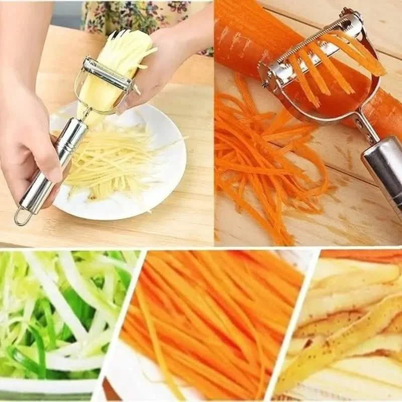 Premium Stainless Steel Vegetable Grater & Peeler DailySale