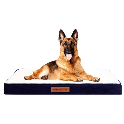 Premium Suede Velvet Orthopedic Dog Bed DailySale