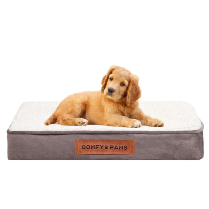 Premium Suede Velvet Orthopedic Dog Bed DailySale