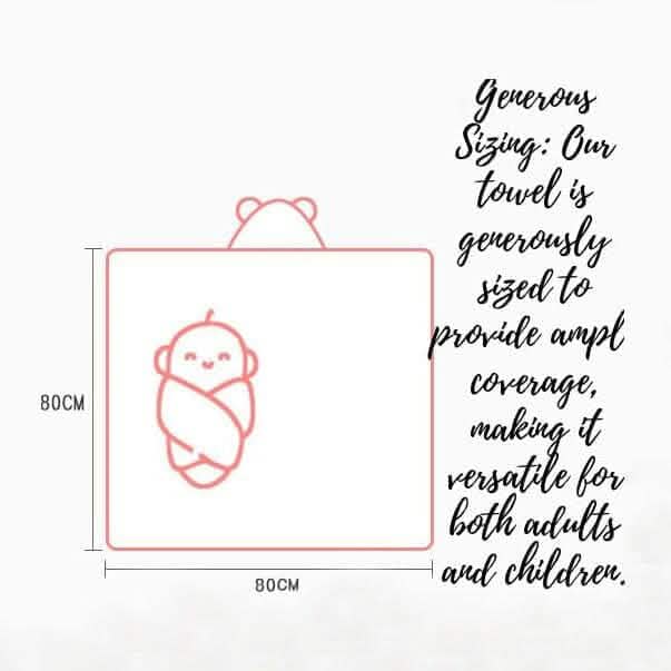 Premium Ultra-Soft Hooded Baby Towels DailySale