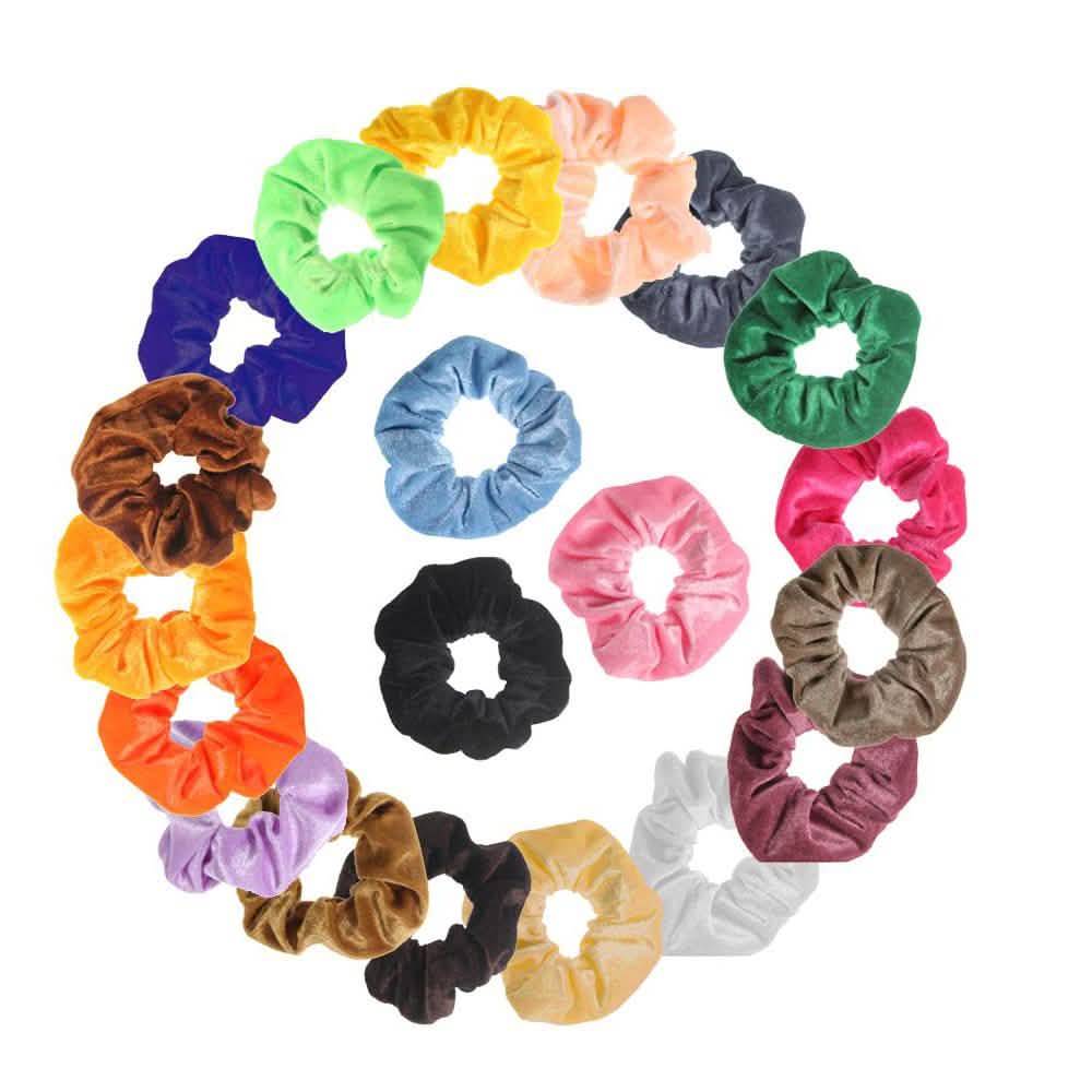 Premium Velvet Elastic Hair Scrunchies DailySale