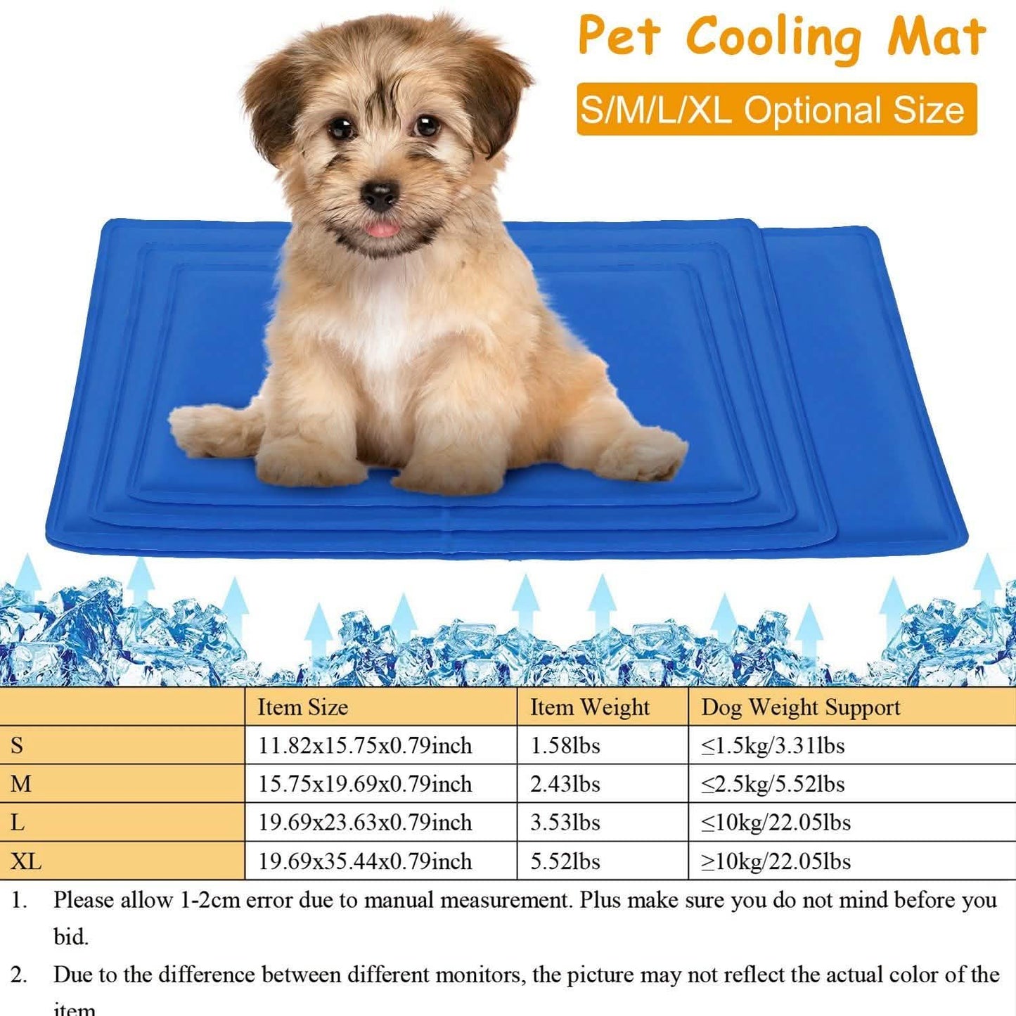 Pressure Activated Pet Gel Self Cooling Mat Pad DailySale