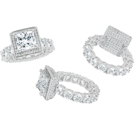 Princess Halo Eternity Ring DailySale