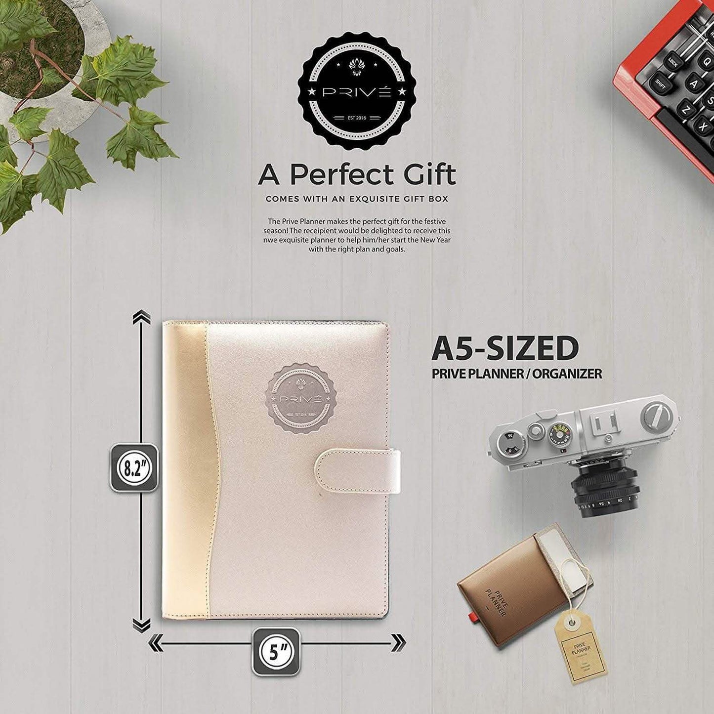 Priv√© Planner: Daily Planner, Calendar, Journal, and Organizer DailySale