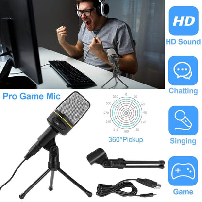 Pro Condenser Microphone with Tripod DailySale