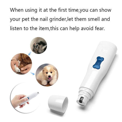 Pro Pet Dog Cat Nail Trimmer Grooming Tool Grinder Electric Clipper Kit DailySale