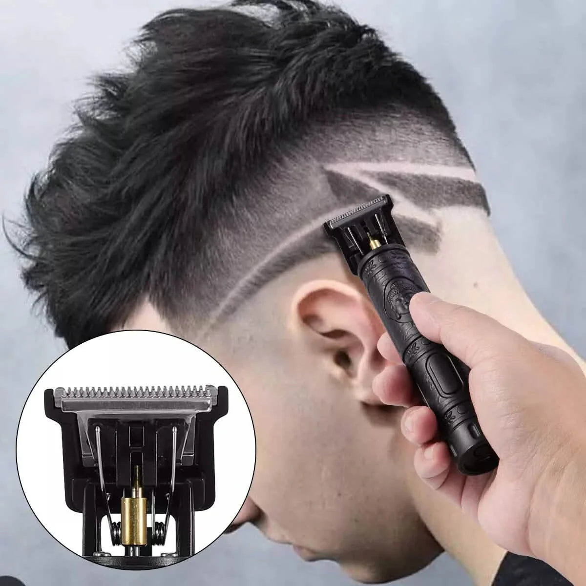Pro Zero Gapped Cordless T-Outliner Hair Clipper Electric Trimmer Kit Wireless DailySale
