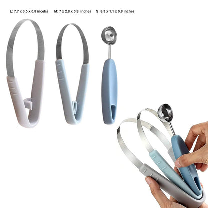Professional 3-In-1 Stainless Steel Watermelon Melon Baller Scoop Seed Remover Fruit Carving Tool Set DailySale