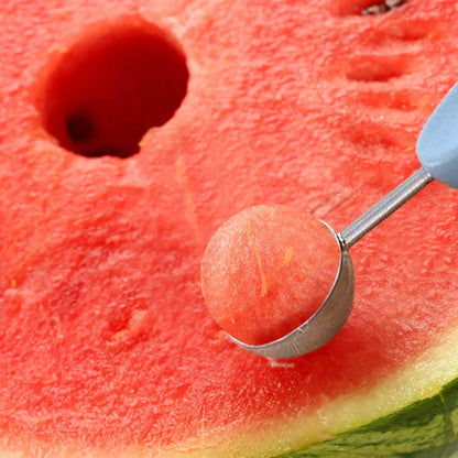 Professional 3-In-1 Stainless Steel Watermelon Melon Baller Scoop Seed Remover Fruit Carving Tool Set DailySale