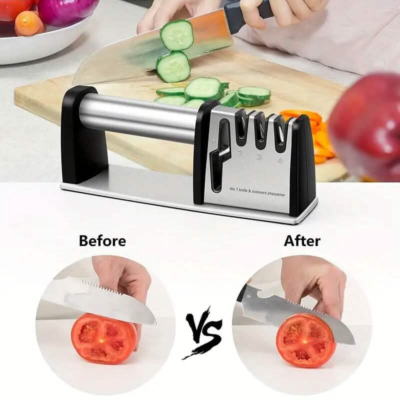Professional 4-Stage Knife Sharpener Tool DailySale