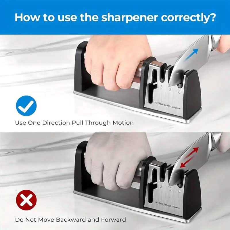 Professional 4-Stage Knife Sharpener Tool DailySale