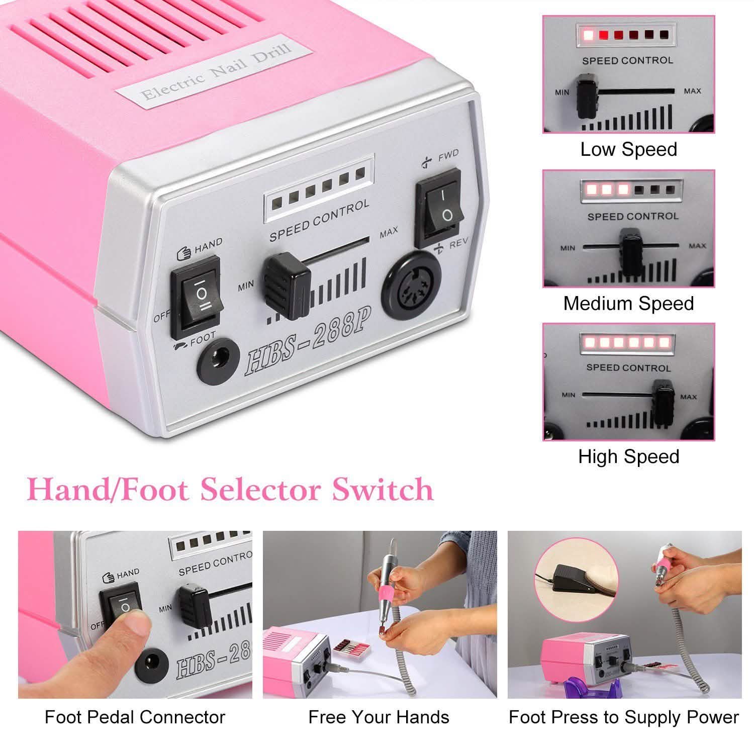 Professional Acrylic Nail Drill Machine DailySale