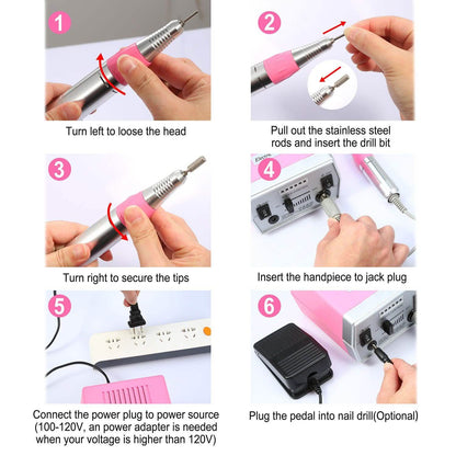 Professional Acrylic Nail Drill Machine DailySale